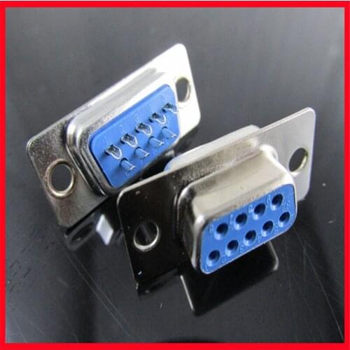 DB9 hole type (female) serial port plug serial port plug RS232 welding head serial port for female welding wire