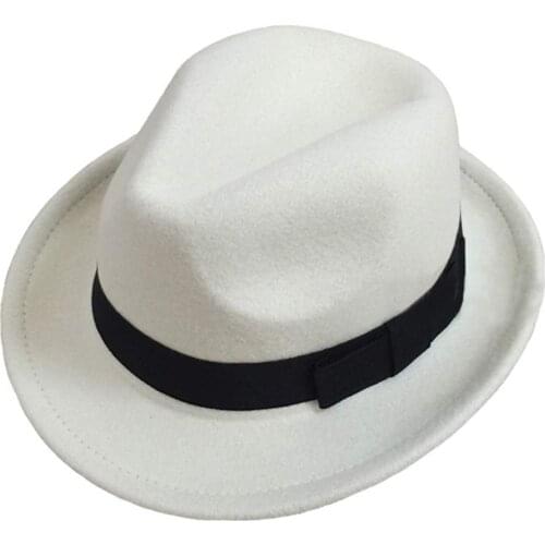 Michael Jackson Hat for Kids- Fedoras - White Michael Jackson Smooth Criminal Hat