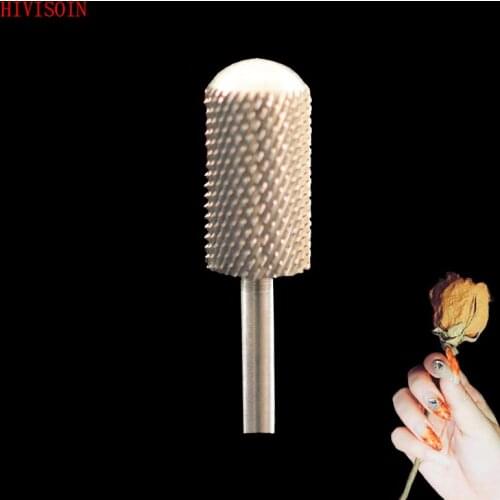 HIVISOIN-6PCS-Carbide Nail Drill Bit-Large Barrel Smooth Top-60030050