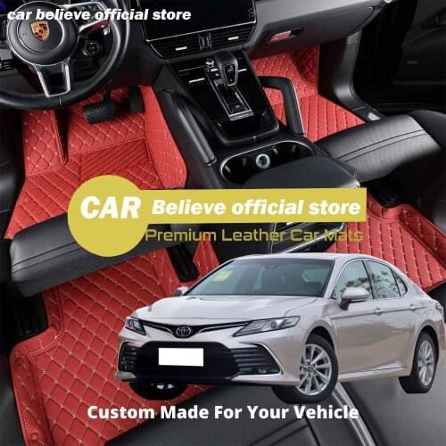 High quality Leather Car Floor mats for Toyota Camry 2006 2007 2008 2009 2010 2011 Carpets Rugs Pads Accessories