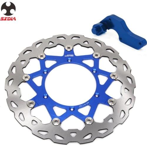 Motorcycle 320MM Floating Brake Discs Rotor Bracket Adaptor For YAMAHA YZ125 WR125 WR250 WR250F YZ250 YZ250F WR YZ 400F 426F