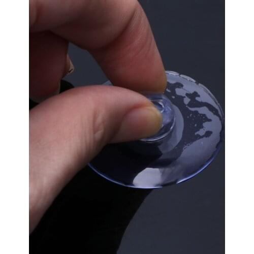 100Pcs DIY Clear 35mm Large Suction Cup Plastic Sucker Pads For Window Wall Hook