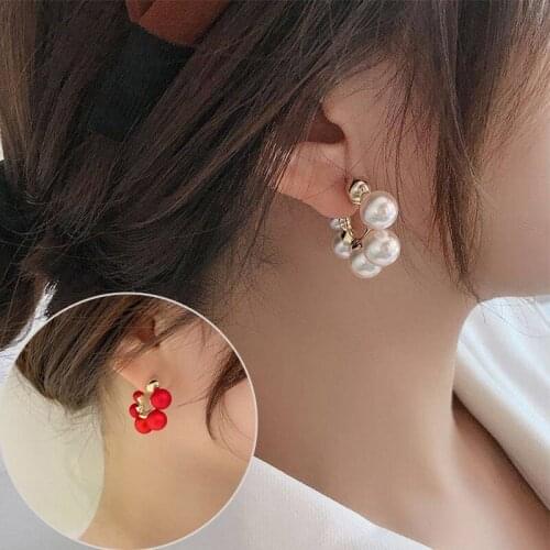 Unusual Earrings Elegant Celebrity Metal New Luxury Wedding Party Inlaid