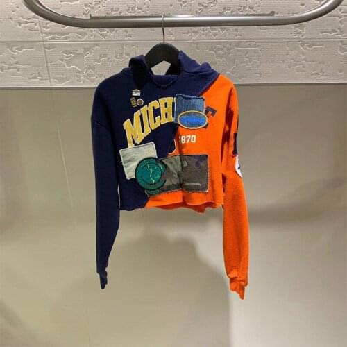 2021 New Autumn High Quality Women Hoodies Embroidery Loose Ladies Pullovers Fashion Casual Elegant Female Sweatshirt T665