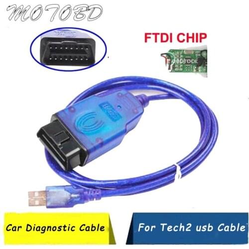 NEW Professional OBDII OBD2 10 Pin For Opel Tech USB Diagnostic Cables & Connectors Tech 2 USB Interface