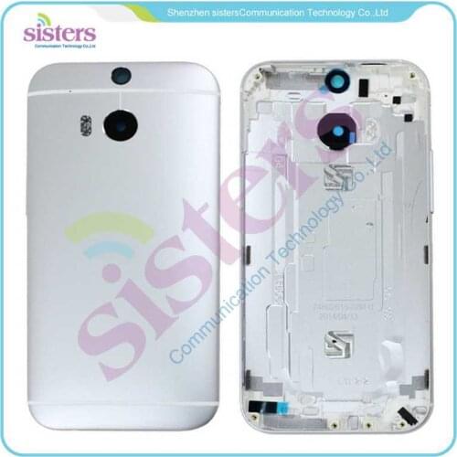 Wholesale Hot Sale Silver Grey Gold Red Blue Pink Back Housing Cover Case Battery Door For HTC One 2 M8 831C Free Shipping