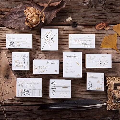 Retro Manuscript plan plant Stackable decoration stamp wooden rubber stamps for scrapbooking stationery DIY craft standard stamp