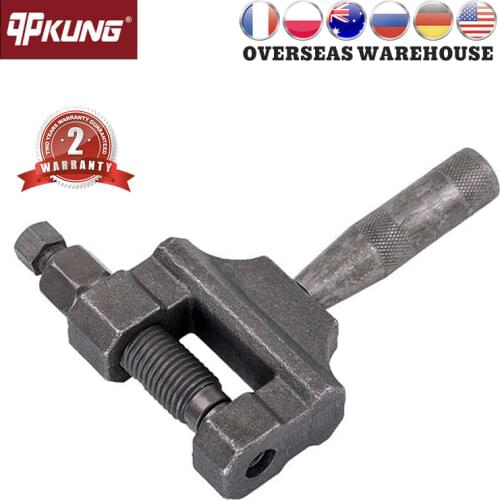 Chain Breaker Cut Link Remove Tool Heavy Duty Chains 420-530 Chain Rivet Tool Fit for Motorcycle Bike ATV Motorcycle Repair Tool
