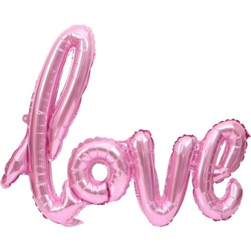 108*64cm Letter LOVE Aluminium Foil Balloons Wedding Decoration Romantic Valentines Day Love Letter Ballons Party Supply
