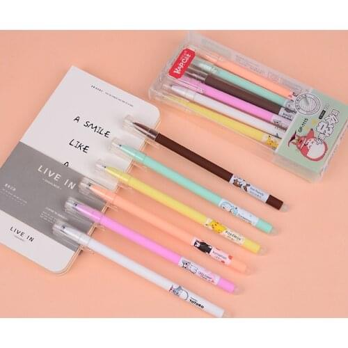 1pcs Cartoon Erasable Pen Party Favor Signature Pen School Office Supply Gifts for Kids To School Present Gifts Party Favors