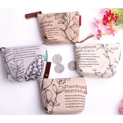 1PC Vintage style purses Women wallet coin bag Stationery storage bags portable School office kids supplies (ss-1524)