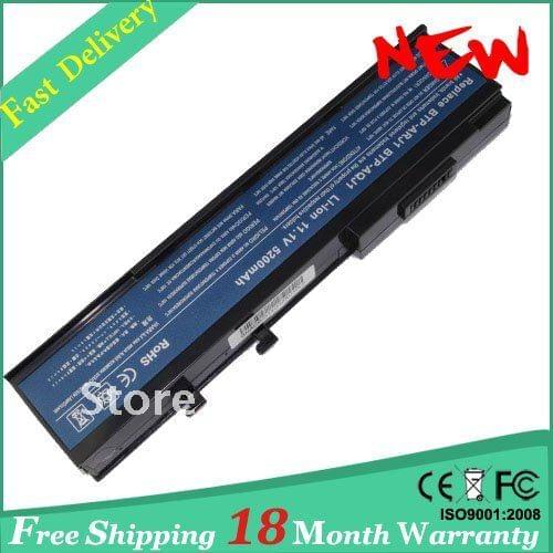 6cells Laptop Battery for Acer Aspire 2420 2920 2920Z 3620 3640 3670 5540 5550 5560 5590 Extensa 3100 4120 4130 4220