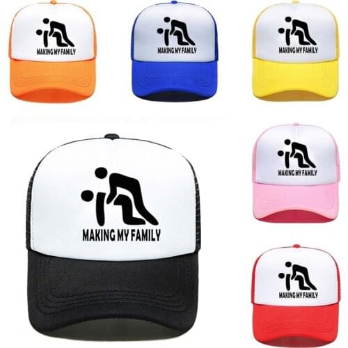 Sexy logo print DIY baseball hat customized summer cap unisex mesh foam hatcasquette homme gorras кепка hip pop cap mesh hat