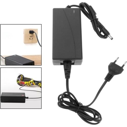 Power Supply DC 5.5mm 42V Battery Fast Charger Compatible with Electric Mobility Scooter Lithium Battery Charger
