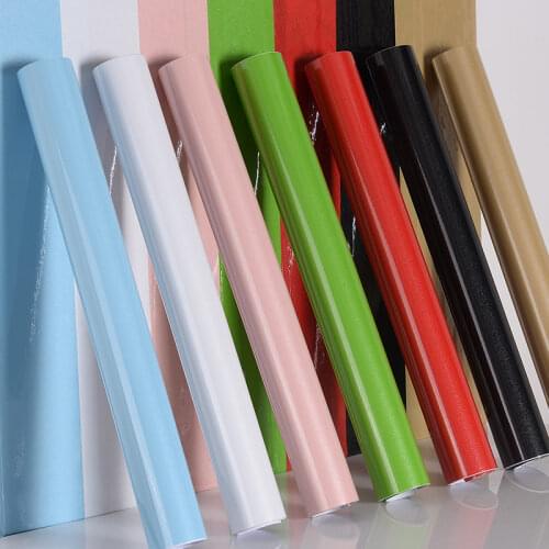 Colorful DIY Decorative PVC Self Adhesive Wall Paper Sticker Old Furniture Renovation Kitchen Cabinet Table Waterproof Film