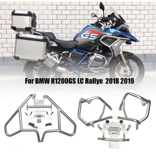 For BMW R1200GS LC R1200 GS R 1200GS 2013-2018 Motorcycle Upper&Lower Engine Guard Highway Freeway Crash Bar Fuel Tank Protector