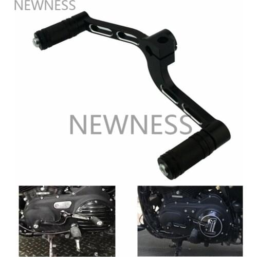For Harley Sportster XL883 XL1200 XL 883 1200 1200T Motorcycle Shifter pegs FootPegs Aluminum Heel Toe Shift Lever Pedal Black