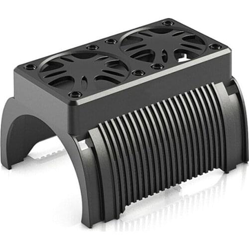 Dual Fans Motor Heatsink Shell Cooling Fan Cover for Traxxas X-Maxx 1/5 Motor RC Truck Upgrade Spare Parts