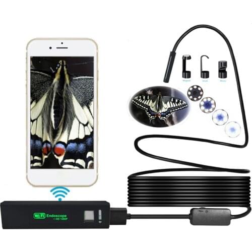 1200P HD WiFi Connection USB connection Endoscope Inspection 2/3.5/5/7/10m LED Snake Camera for Apple for iOS for Android iP