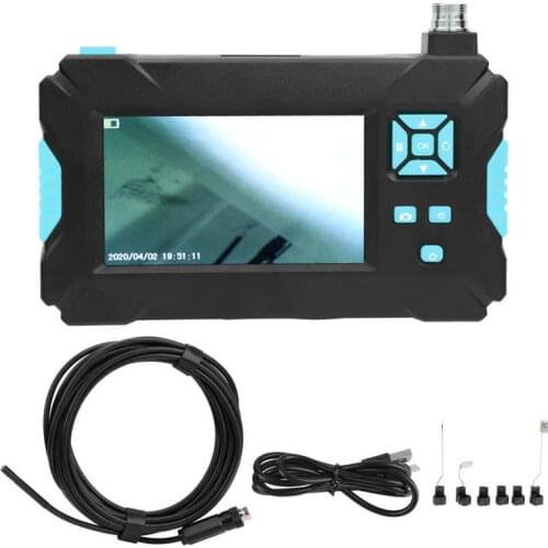 P30 5.5mm 4.3in Endoscope Camera 1080P Industrial Pipe Borescope With 8 Adjustable LED Lights For Car Inspection