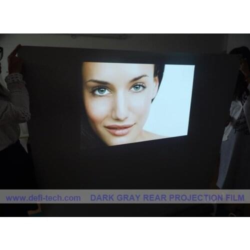 DfLabs 1.5m*4.5m holographic projection film, Light gray film for Automobile exhibition hall