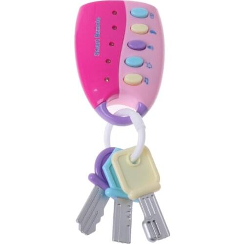Baby Toy Musical Car Key Toy Smart Remote Car Voices Pretend Play Education Toy 95AE