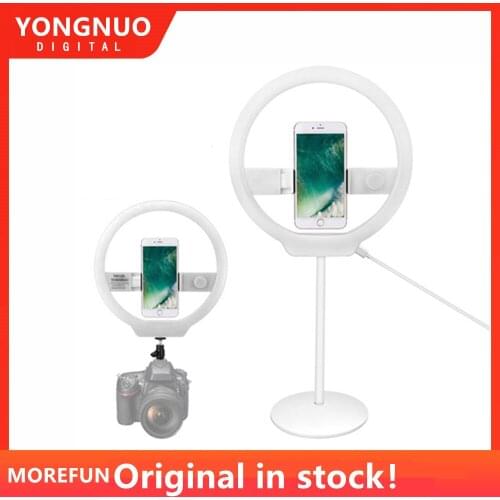YONGNUO YN128 Ring Light 3200-5500K White Selfie Light Phone/Camera/Studio/Phone/Video LED Lights for Iphone/Samsung/Xiaomi