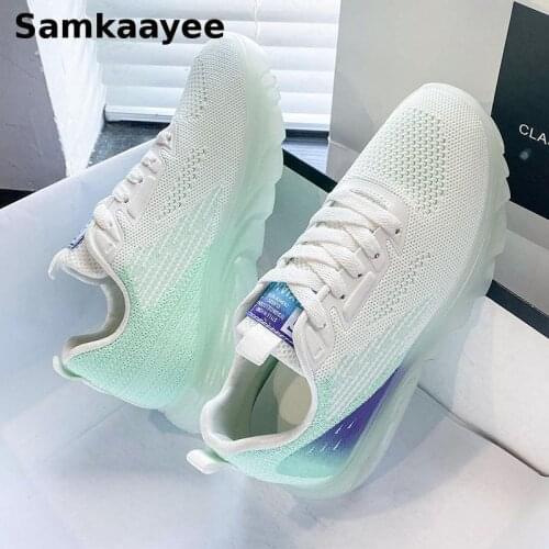Size 35-40 Sneakers Women Vulcanize Shoes Spring Autumn Female Zapatos Tennis Mujer Lace-Up Mixed Colors Breathable Zapatillas 4