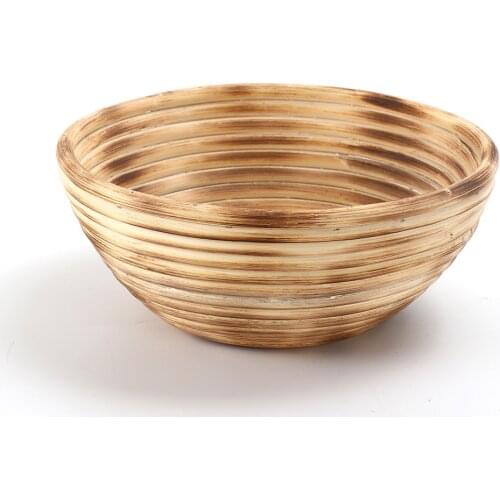 Round 22cm/8.6inch Bread Proofing Basket Bowl Homemade Bread Baking Mold Sourdough Proving Bannetons Brotforms Storage Basket