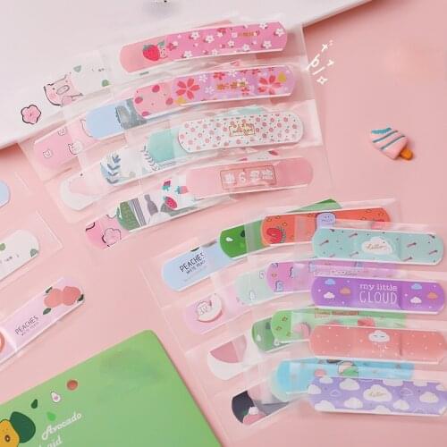4box/set Cute Cartoon Medical Plaster Wound Patches Emergency Kit First Aid Supplies Bandages