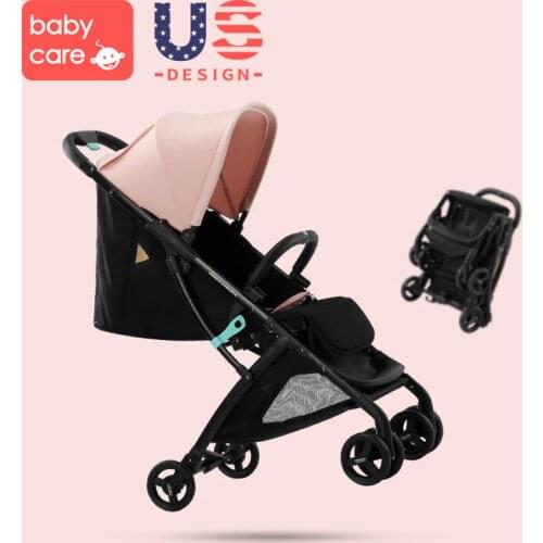 No need to install a stroller to sit reclining portable folding stroller four-wheel shock absorption multi-function stroller