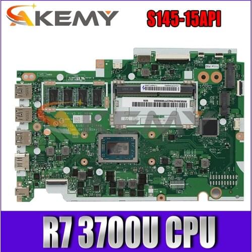 NM-C511 For Lenovo IdeaPad S145-15API portable motherboard NM-C511 with CPU R7 3700U and 4G DDR4 100% test work Mainboard
