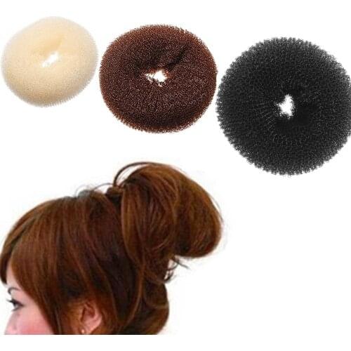 2019 New Hot Simple Elegant Women Ladies Girls Magic Shaper Donut Hair Ring Bun Fashion Hair Accessories Dropshipping