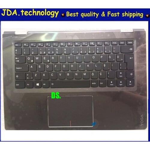 New for LENOVO YOGA 510-14 510-14AST 510-14IKB 510-14ISK Flex 4-1470 Palmrest Upper cover Turkey keyboard Touchpad 5CB0L66017