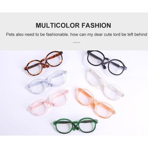 1PC Lovely Pet Cat Glasses Mini Plastic Dog Glasses Pet Products Kitty Toy For Small Dog Cat Pet Photos Props Accessories 2021