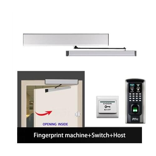 OMATE microwave motion IR sensor Remote control Automatic Swing Door gate Opener single leaf 100kg loading weight kit 2