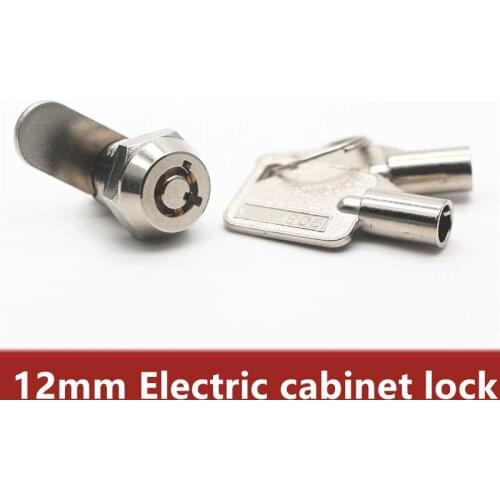 S905 Electric cabinet lock/ φ12mm cut hole/2pcs keys per set/ 2sets in one lot/key switch