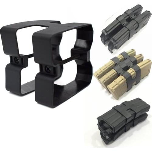 Tactical M4 A1 Rifle Cartridges Clip Parallel Connector Hunting Rifle Magazine Accessories Double Triple Mag Connector