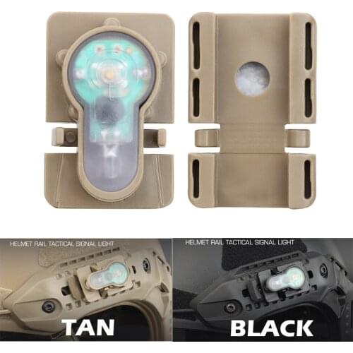 Tactical Signal Light for Helmet Picatinny Rail Light Waterproof Survival Rescue Bicycle Strobe Military Hunting Accessories