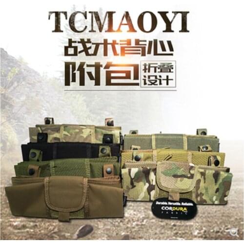 Tc0008 folding recycling bag sundry bag storage bag tactical vest with imported Cordura DuPont fabric