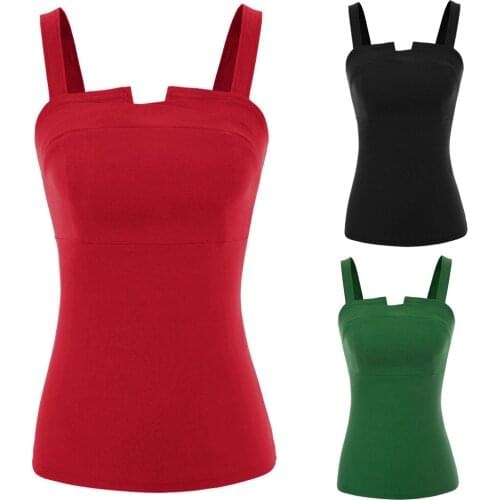 Black/Green Sexy fit tops Women summer clothes ladies Retro Vintage Solid Color Slim stretch Strappy tank crop tops camiseta