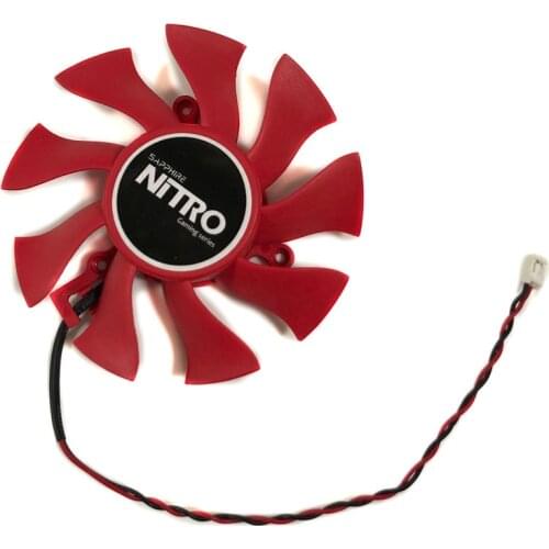 FD8015H12S 75mm Graphics Cooler For Sapphire HD6770 HD6790 HD5770 HD5870 As Replacement