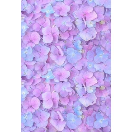 Purple Flowers Photography Backdrop Wedding Photos Baby Shower Children Portrait Photo Shoot Vinyl Custom Backgrounds for Studio