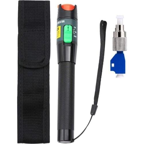 ABSF 30Mw 30KM Visual Fault Locator Fiber Tester Detector Meter Universal Connector FC Male to LC Female Adapter