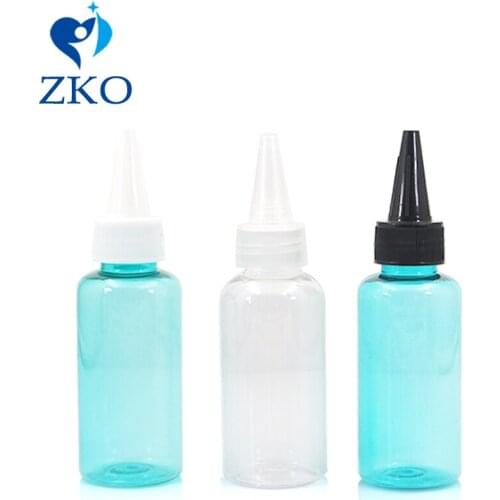5pcs/lot 80ml Clear Plastic Bottle Nozzle Mouth Cap Lotion Container Yorker Cap Free Shipping Refillable Travel Bottles
