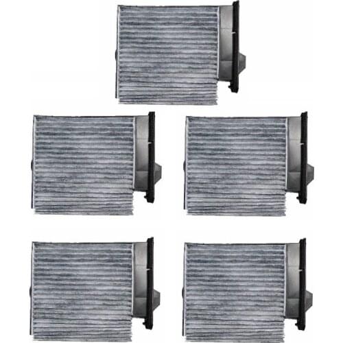 5pcs Cabin carbon Filter for Nissan / Tiida / Sylphy / GENISS / LIVINA / NV200 27891-ED50A-A129 PT79