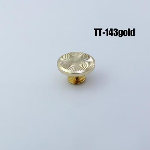 50pc SCREWBACK SPIKE TT- 143 leathercraft Gold