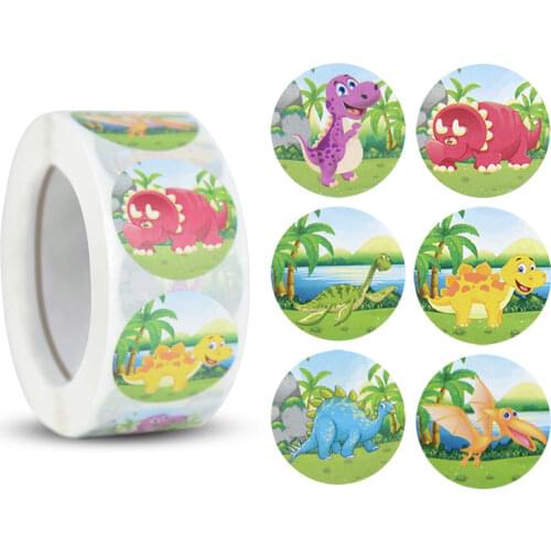 500pcs/roll Gender Reveal Party Decoration Thank You Stickers Kid Baby Shower Elephant Sticker For Handmade Gift Decor Labels