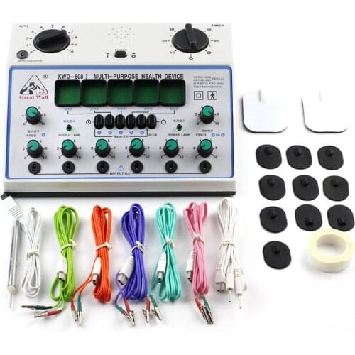 6 Channels Electric Body Therapy Massager Muscle Pain Relief Acu puncture Needle Stimulator Machine Health Care Device