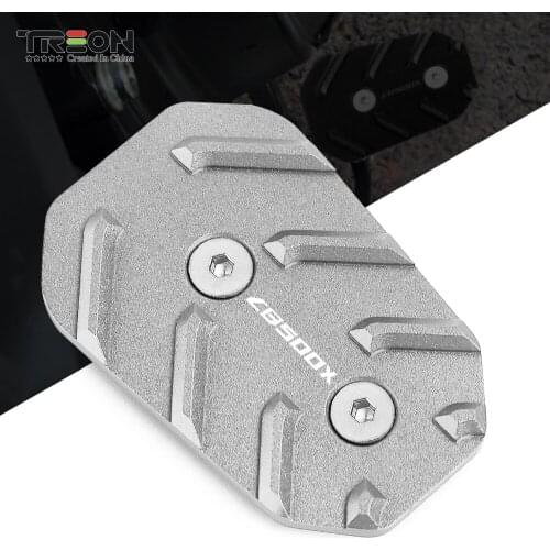 Motorcycle Accessories CNC Kickstand Foot Side Stand Extension Pad Support Plate For Honda CB500X CB-500-X CB 500 X 2019 2020